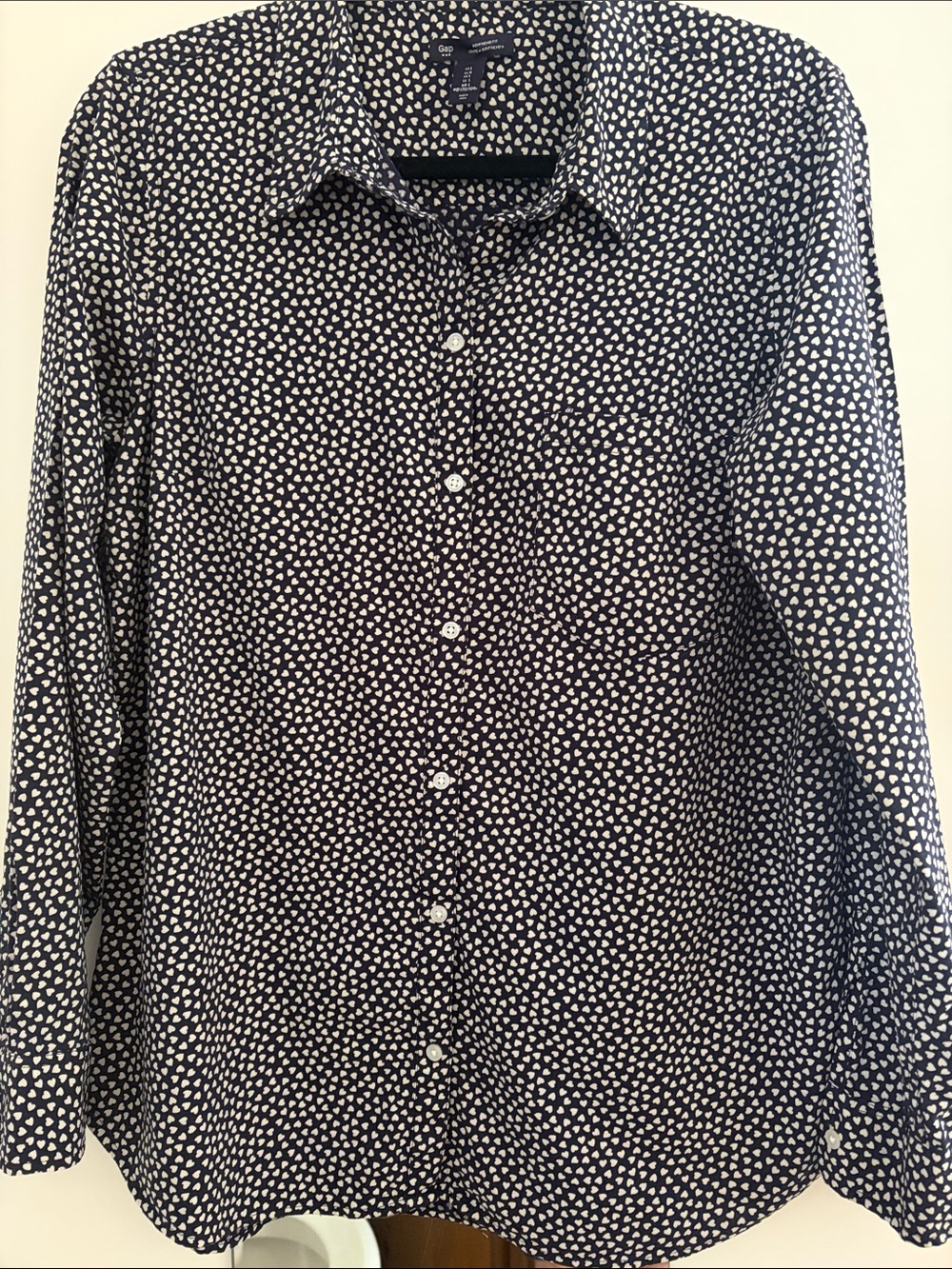 Gap Factory Drapey Fit Sweetheart Dot Shirt
